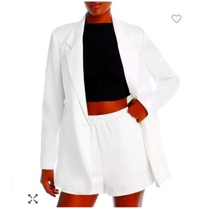 WAYf  boxy Blazer, Ivory,Size Large,NWT